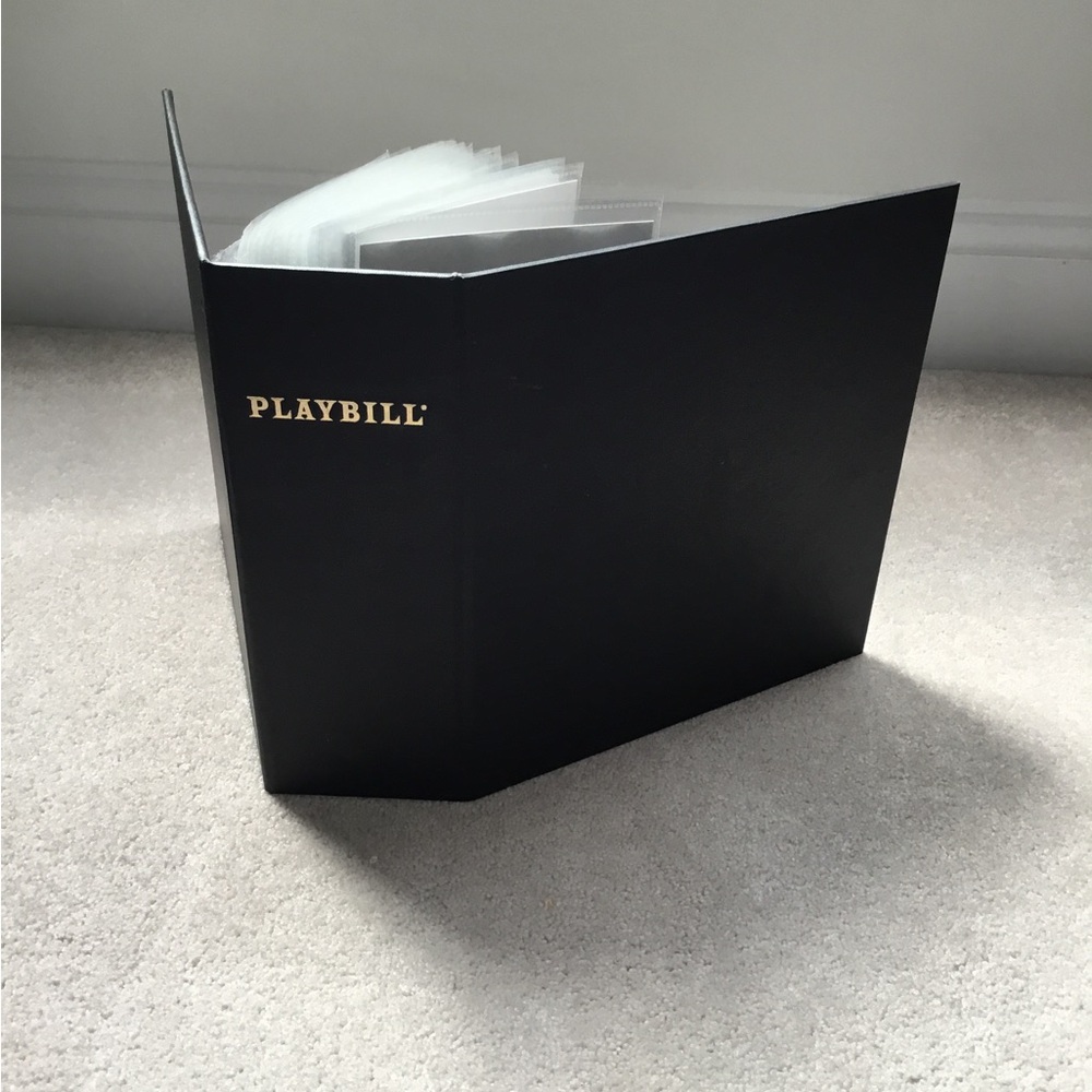 Playbill saver binder